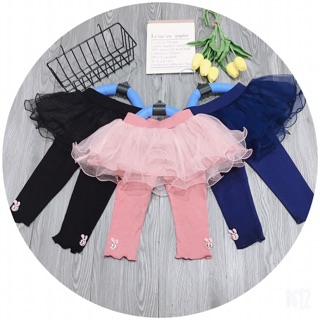 Quần váy mềm bồng bềnh cho bé gái 7-16kg