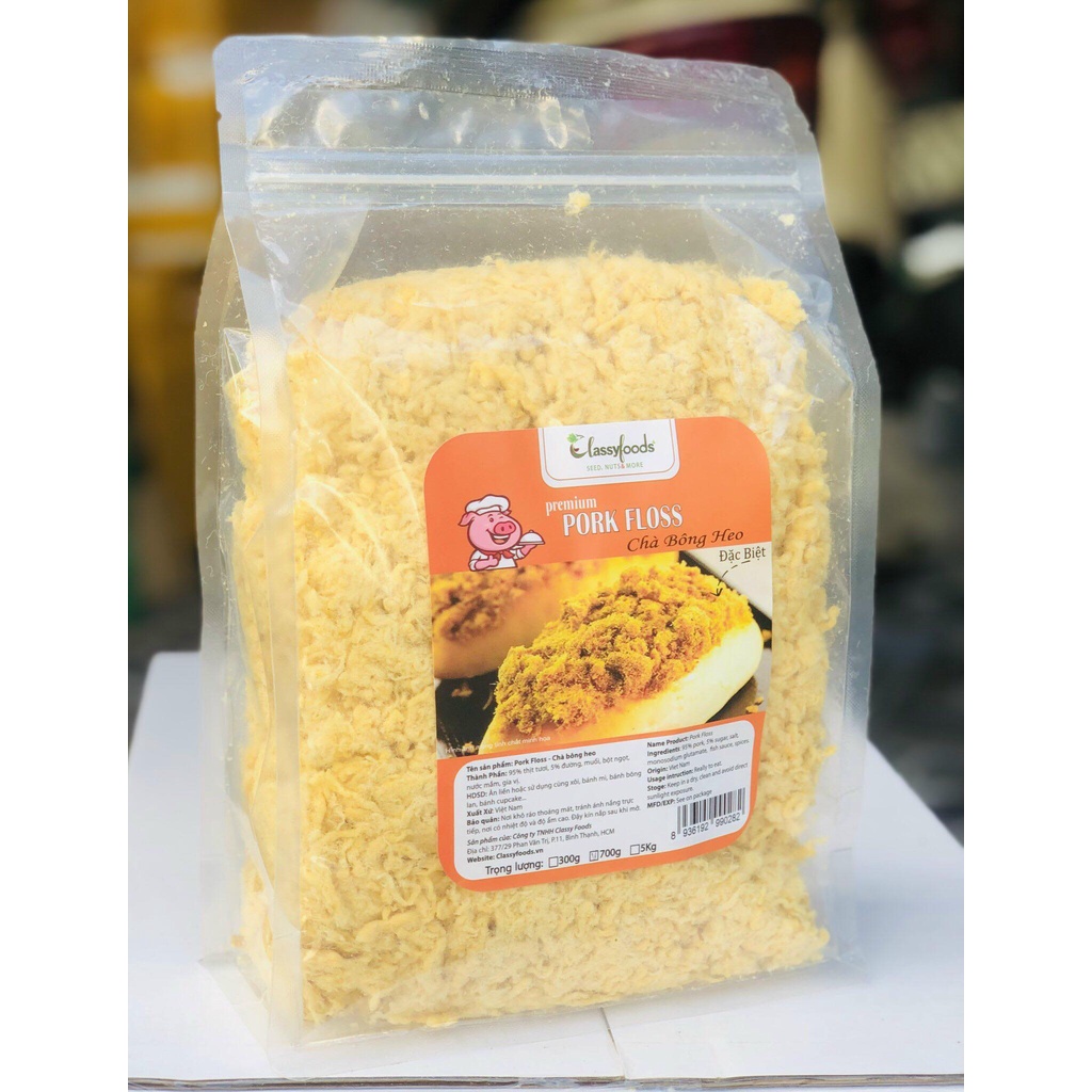 Chà bông heo loại đặc biệt Classy Foods túi 300gram