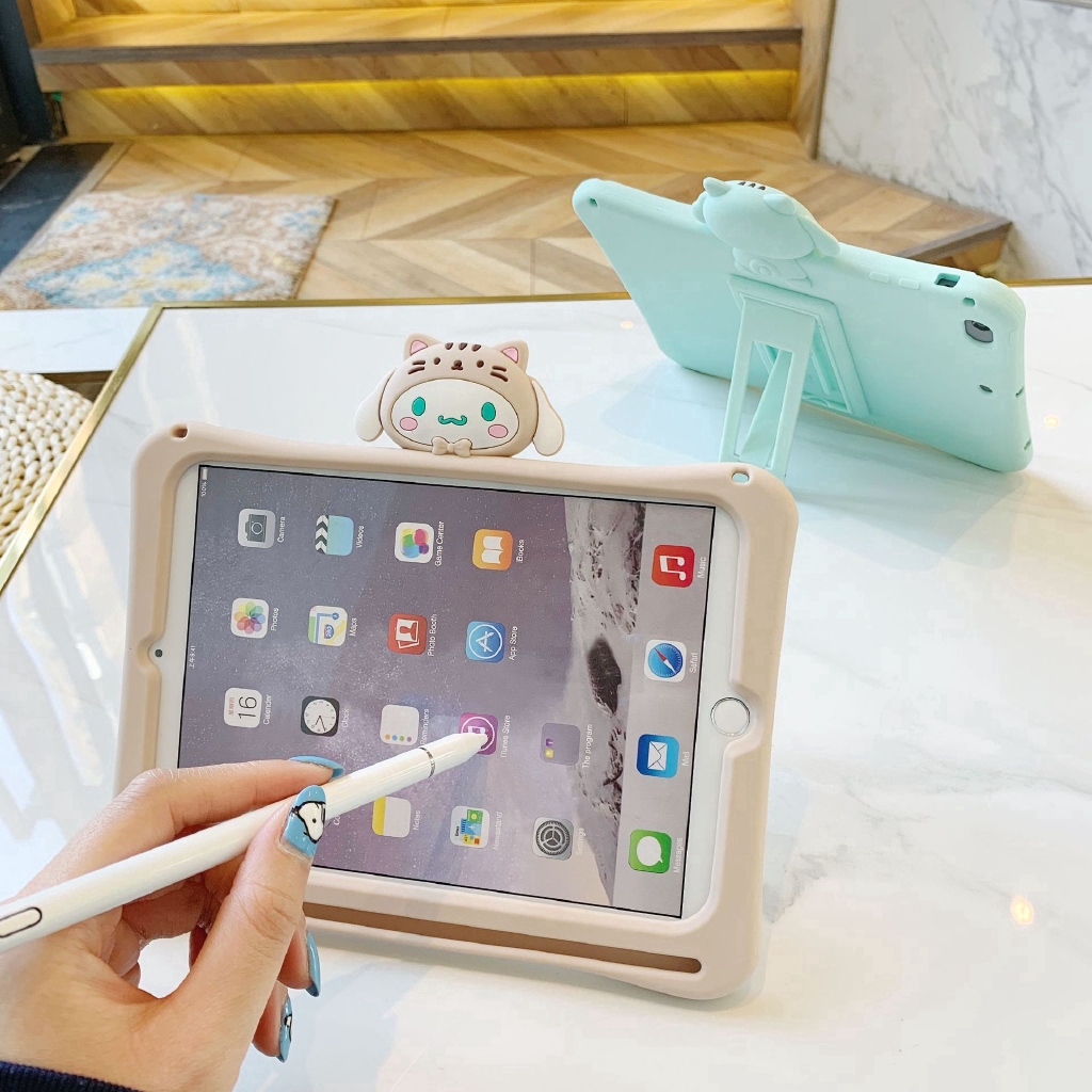 Ốp máy tính bảng có khe cắm bút cảm ứng dành cho iPad 10.2 10.5 2019 Mini 5 5 6 11