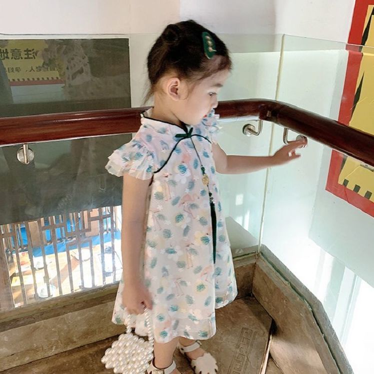 Đầm Công Chúa Thiết Kế Mới Kiểu Cổ Trang Trung Quốc Thời Trang Mùa Hè 2021 Dành Cho Bé Gái