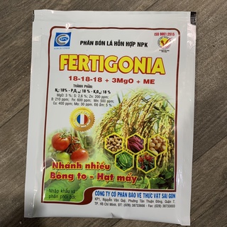 Phân bón lá hỗn hợp NPK Fertigonia 50gr