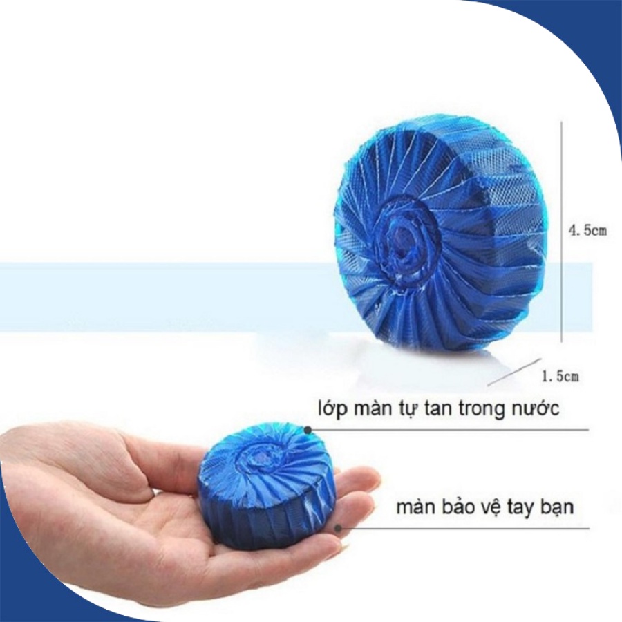 Combo 10 Viên Thả Bồn Cầu, Toilet Duyệt Khuẩn, Khử Mùi Cao Cấp