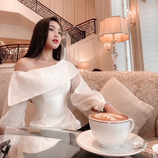 Áo tơ lệch vai - Annie Top