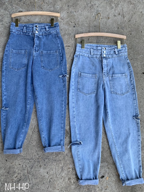 QUẦN JEANS BAGGY 3 KHUY TÚI TRƯỚC HOT TREND | BigBuy360 - bigbuy360.vn
