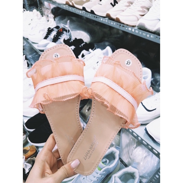 Dép bệt nữ đế bằng dép lép kẹp ngón đính nơ chạy bộ đi biển đẹp rẻ thời trang