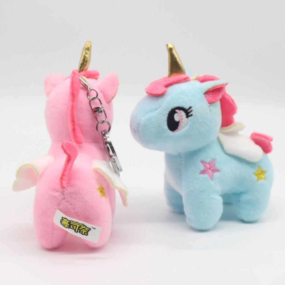 CLEVER Móc Khóa Kỳ Lân Nhồi Bông 10cm Dễ Thương
