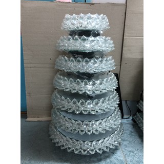 Đài Sen Pha Lê tròn LED đổi màu Φ18