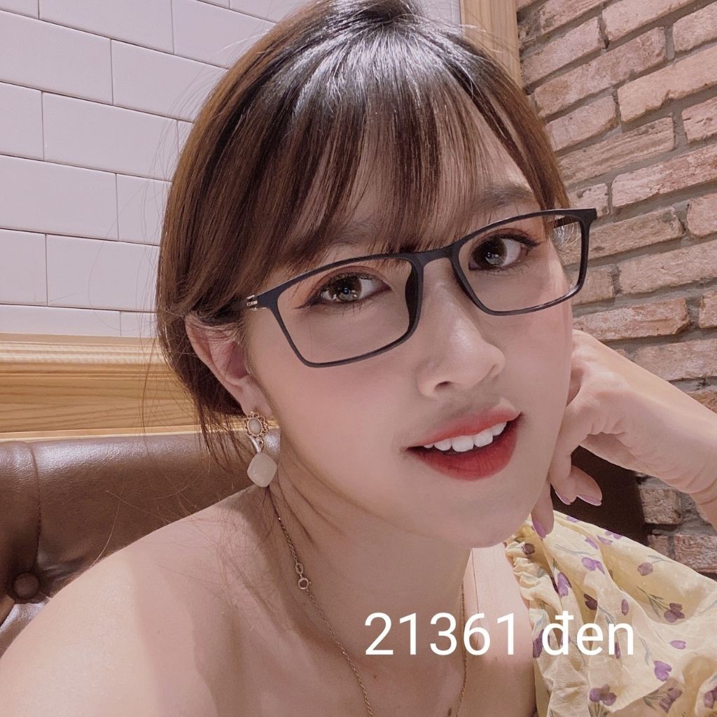 Kính mắt kiểu dáng basic dễ đeo, Kính cận nữ gọng dẻo phụ kiện thời trang 21361 | BigBuy360 - bigbuy360.vn