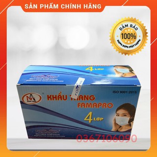 Khẩu Trang Y Tế 4 Lớp Kháng Khuẩn Nam Anh Hộp 50 Cái