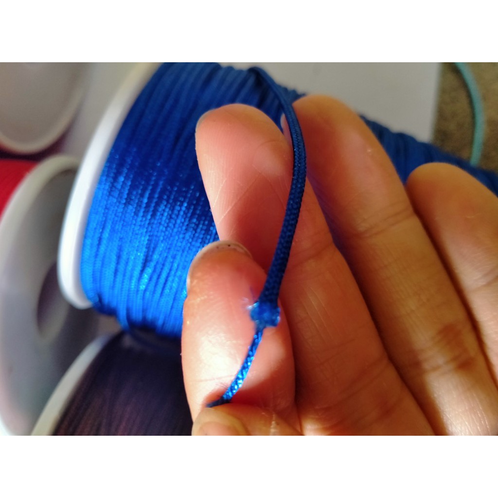 3-10m Dây dù paracord size 1.5mm có lõi sợi tròn  đan vòng tay nhiều màu, dây thắt vòng tay, vòng cổ