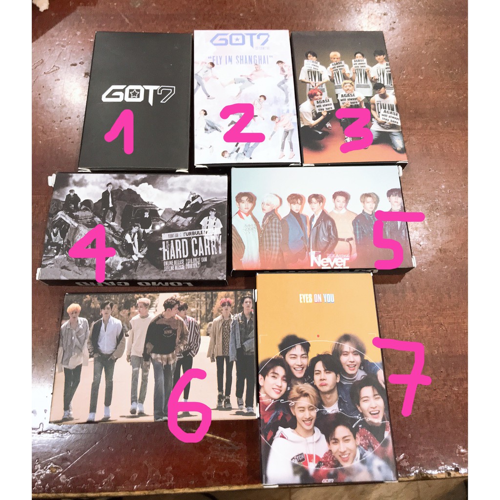 LOMO CARD GOT7 (7 mẫu)