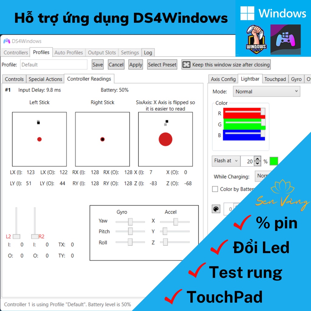 ✅𝕭𝖆̉𝖓 𝕹𝖆̂𝖓𝖌 𝕮𝖆̂́𝖕 ✅Tay cầm chơi game FO4 kết nối bluetooth chơi game PC - Laptop - Smart Phone, Tay cầm PS5 Dualsock