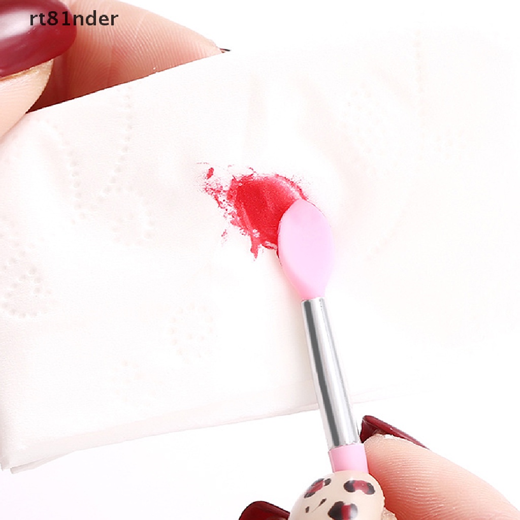 Bộ 10 Cọ Trang Điểm Môi Mini Bằng Silicone