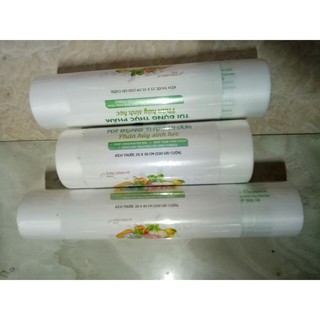 Túi đựng thực phẩm tự hủy sinh học cuộn 500g (20x30cm, 25x35cm, 30x40cm)