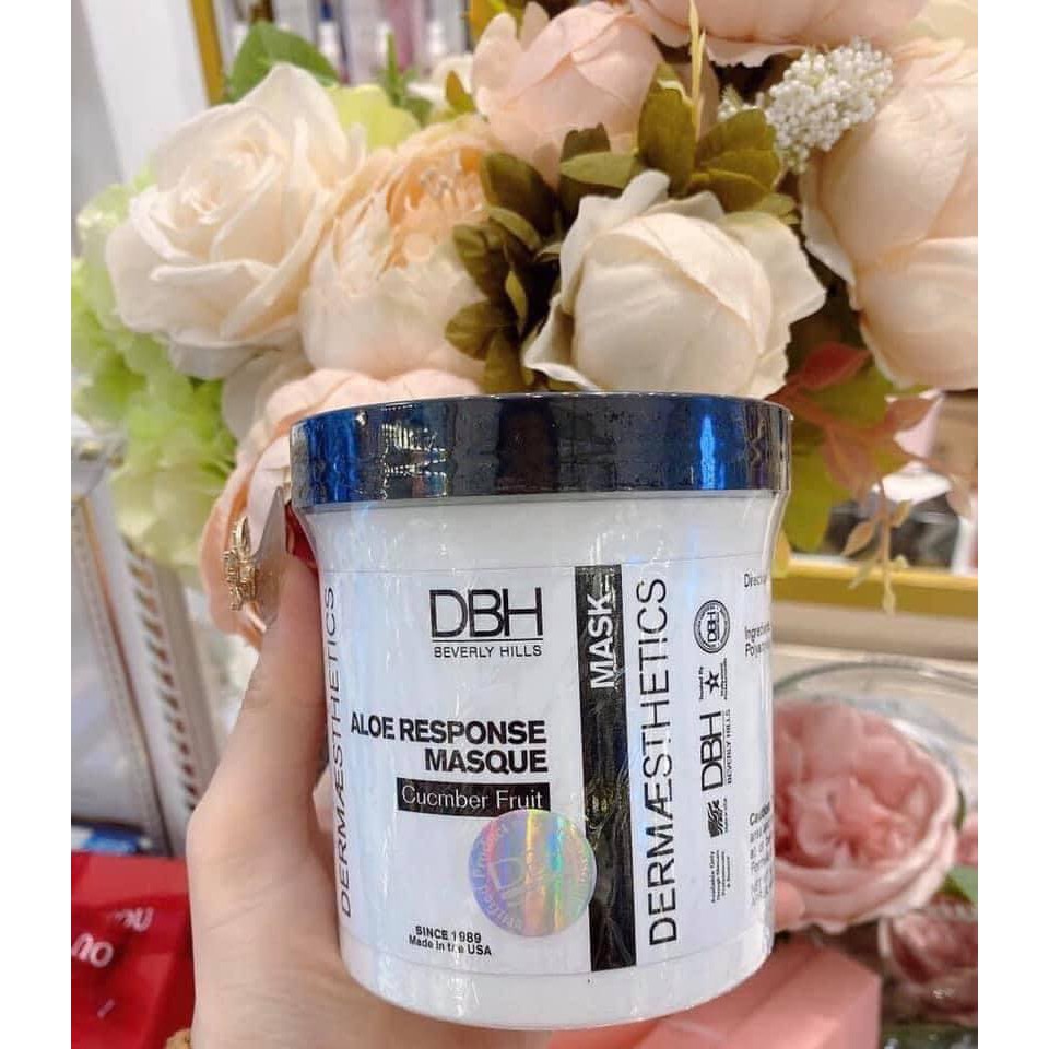 Mặt nạ lô hội nha đam phục hồi da làm dịu da mụn DBH aloe mask