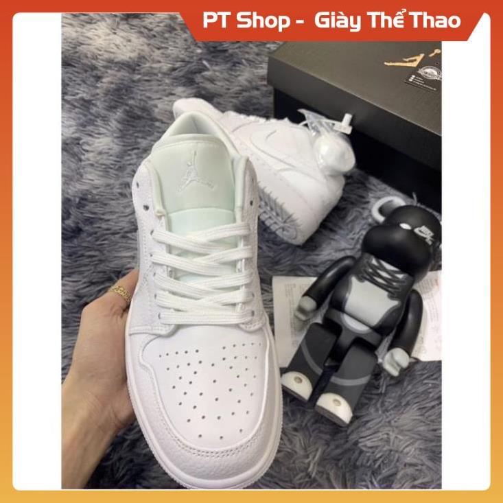 [FreeShip+ Hàng Loại 1] Giầy thể thao bóng rổ Low Trắng hot nhất , Giầy sneaker JD thấp cổ full trắng LOW