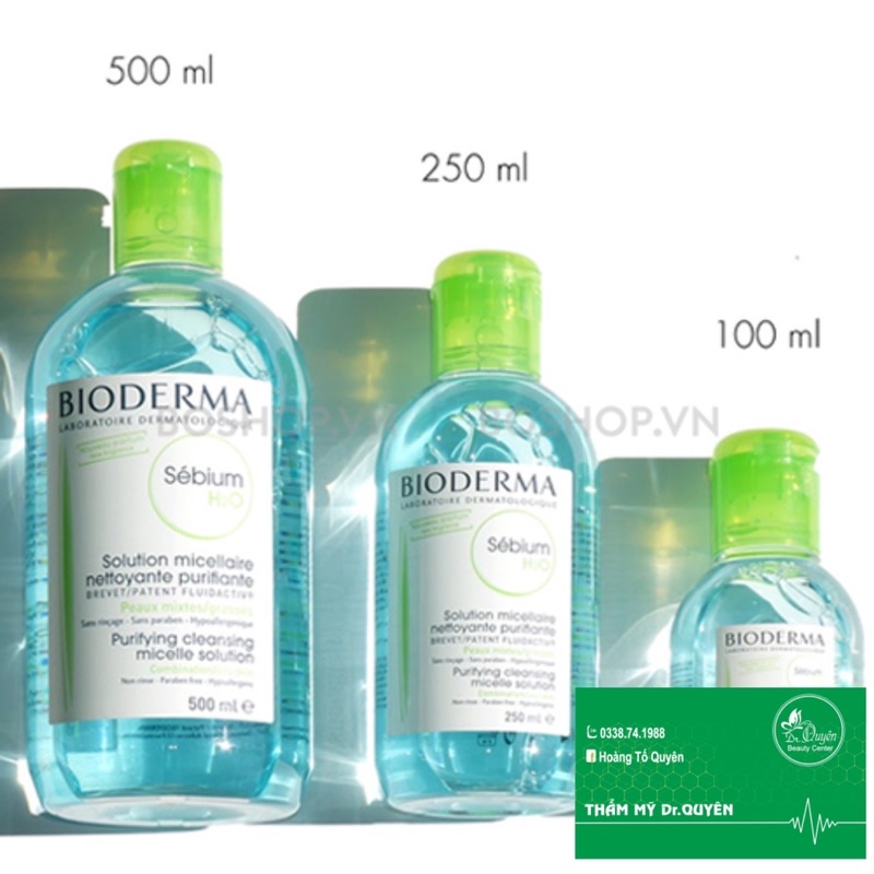 [CHÍNH HÃNG]Nước Tẩy Trang Bioderma Sébium H2O Xanh  Tốt Da Dầu Mụn | BigBuy360 - bigbuy360.vn