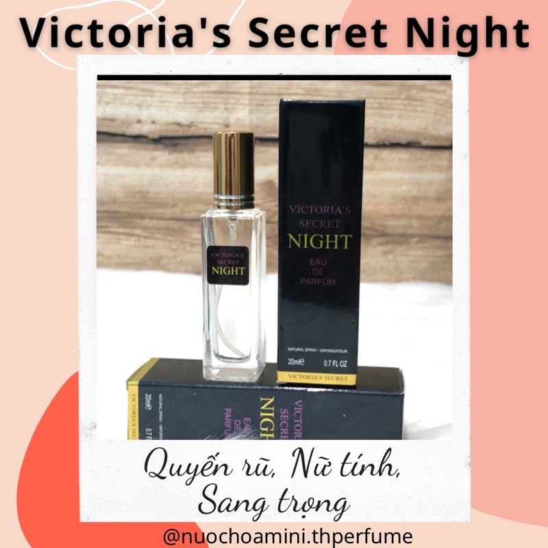 Nước Hoa Mini VICTORIA’S SECRET NIGHT 20ml (Mẫu 5D)