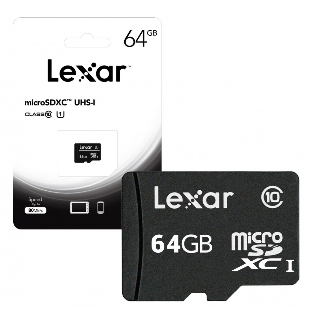 Thẻ Nhớ Micro SDHC 64GB Lexar Class 10