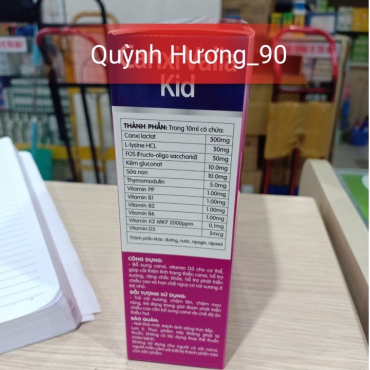 CANXI VALIA KID dạng ống giúp bổ sung canxi cho bé phát triển chiều cao,thể lực