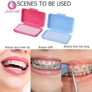 5pcs/box Dental Orthodontics Ortho Wax Braces Bracket Gum Irritation Oral