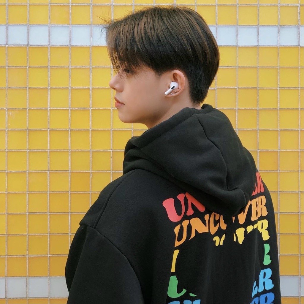 ÁO KHOÁC HOODIE NAM NỮ FORM RỘNG TAY PHỒNG VẢI NỈ MÀU ĐEN IN HÌNH, ÁO HOODIE UNISEX UNICON
