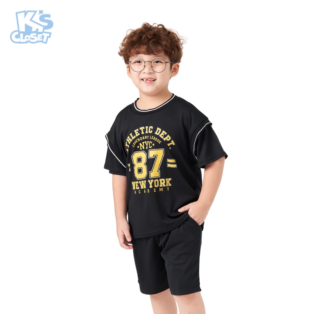 Bộ Quần Áo Cộc Tay K's Closet Cho Bé Trai Và Bé Gái (2 - 8 Tuổi) KT69TWS E014ONS E010ONS