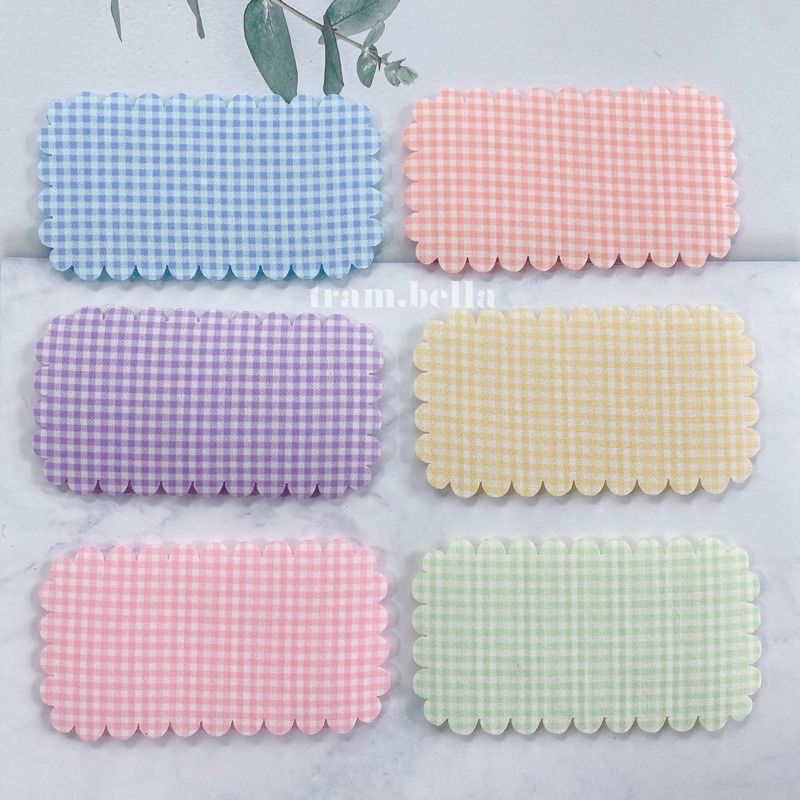 set 2 miếng dán tóc nhiều màu