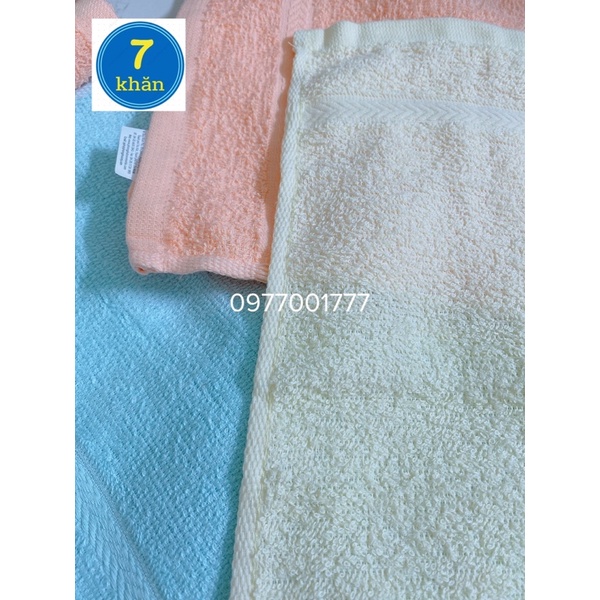 Khăn mặt Hải Cẩu Phong Phú 100% cotton Mẫu mới Tông Pastel nhẹ nhàng - 28x42cm