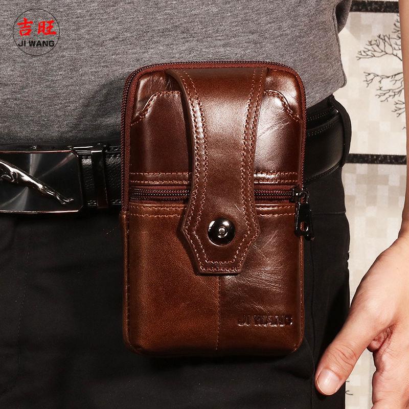 Túi Da Đeo Hông mini Đựng Điện Thoại Đa Năng Dành Cho Nam