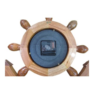 Mỏ Neo Tàu Gỗ Trang Trí 55cm - Có Đồng Hồ