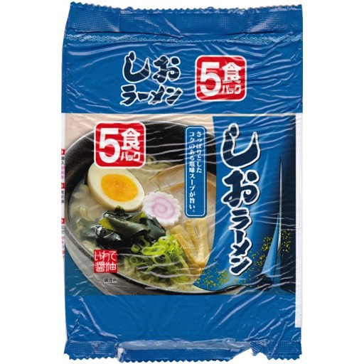 ( Đủ Vị ) Mì ăn liền ramen vị nước tương , vị thịt heo ,  vị muối , vị miso 83g x5 ( 5 phần ) | BigBuy360 - bigbuy360.vn