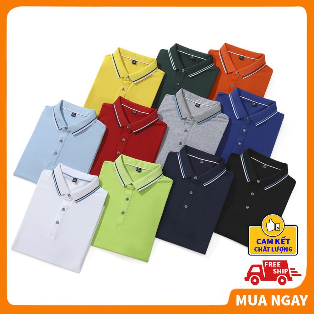Áo polo nam trơn cotton thoáng mát mềm mịn giá rẻ ❤️KINGSPORT❤️ Áo polo nam trơn cổ bẻ cao cấp phong cách hàn quốc