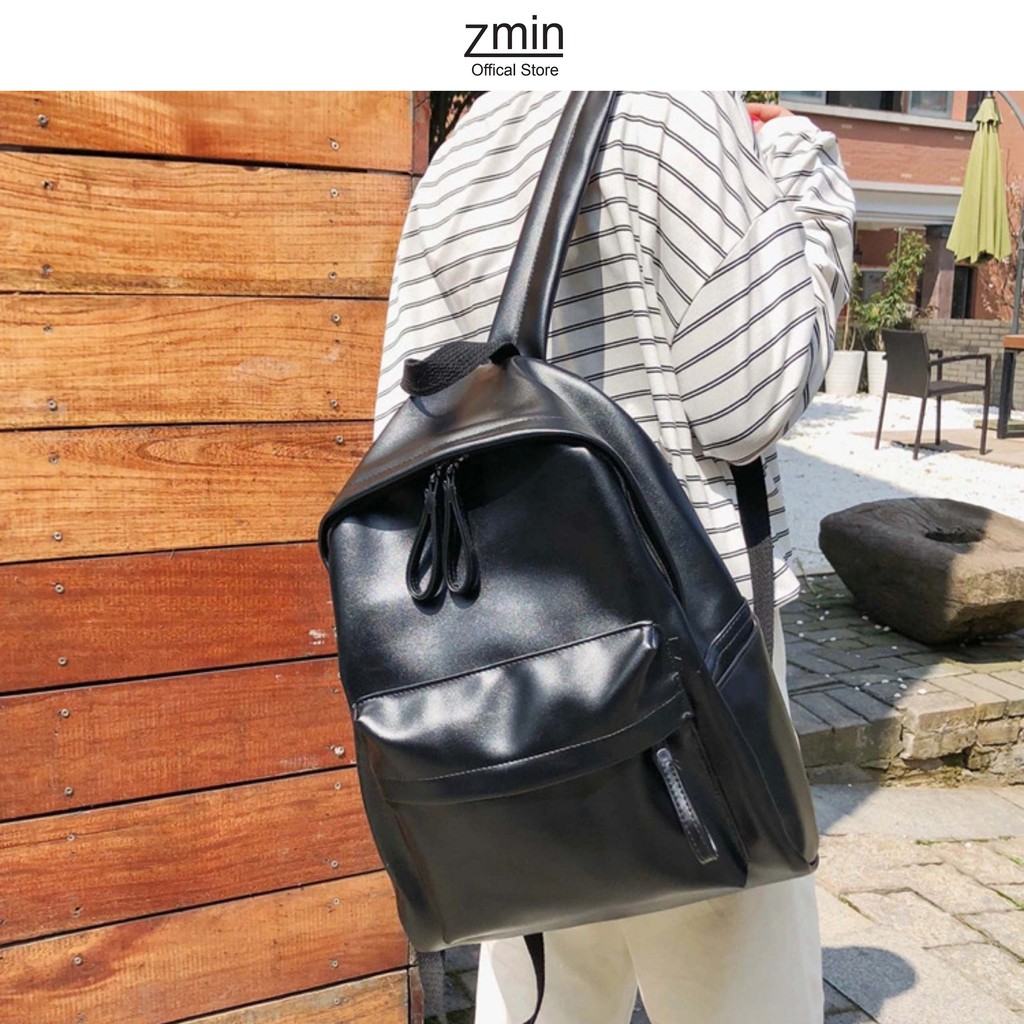 Balo thời trang nữ đi học Zmin, chống thấm nước đựng vừa laptop 14inch,A4-Z068