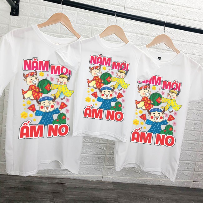 Áo gia đình NĂM MỚI ẤM NO TẾT 2021 | Áo bé trai | bé gái đẹp TET5 - Hương Nemo Style