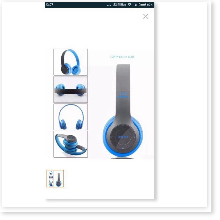 Tai nghe chụp tai cao cấp có khe thẻ nhớ - Bluetooth- FM P47 | BigBuy360 - bigbuy360.vn