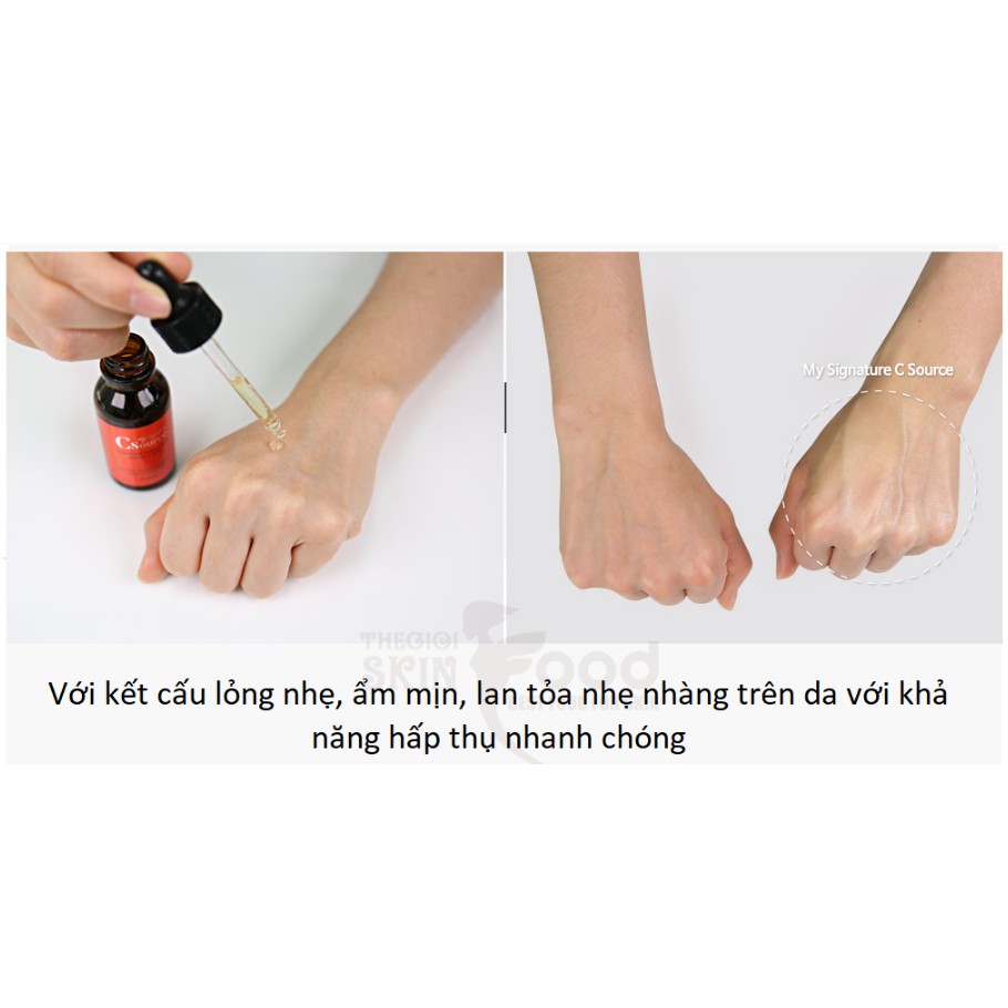 Tinh Chất Vitamin C Dưỡng Trắng Da, Chống Lão Hóa Tiam My Signature C Source 30ml