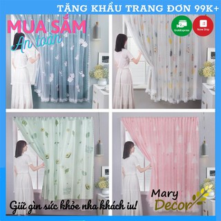 [Sẵn] Rèm cửa dán tường chống nắng, rèm cửa dán trang trí cửa sổ - phòng khách dễ dàng lắp đặt không khoan đục Mary Deco
