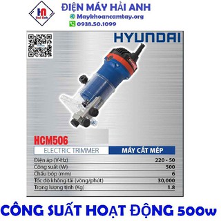 Máy cắt mép Hyundai HPG506 6mm