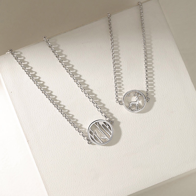 Vòng Tay Hình Hươu / Cá Voi Thời Trang Hàn Quốc Thích Hợp Làm Quà Tặng Valentine