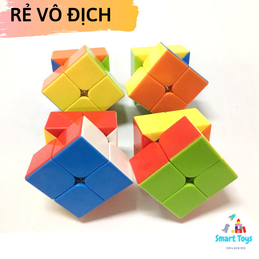 Rubik 2x2 rubic vuông nâng cao khả năng tư duy cho bé