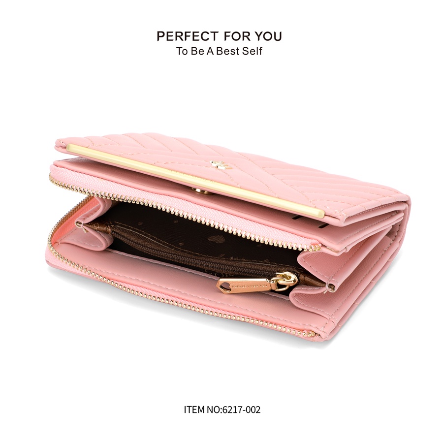 Ví Da Mini Nhiều Ngăn Đựng Thẻ Chất Lượng Cao Cho Nữ Perfect For You 6217-002