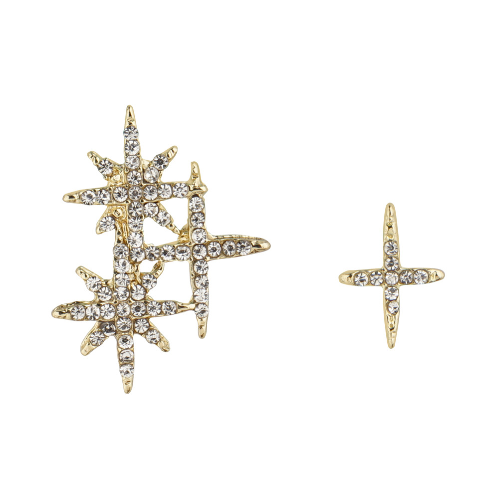 Khuyên Tai Bạc S925 Đính Đá Zircon Phong Cách Hàn Quốc Mới