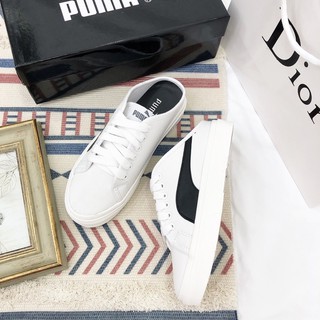 Sục thể thao puma pha viền kẻ fullbox