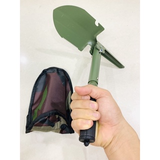 Xẻng làm vườn - Xẻng đi phượt gấp gọn đa năng