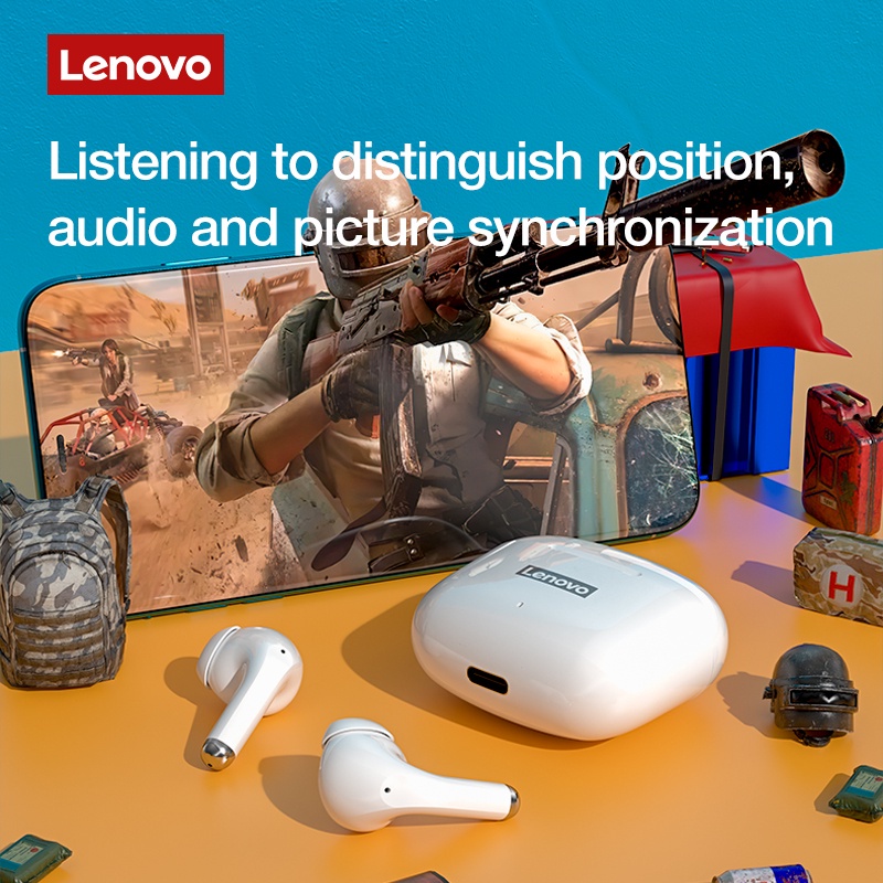Tai nghe nhét tai không dây Lenovo LP40 Pro LP40 TWS bluetooth 5.0 5.1 HD tích hợp mi cờ rô chống nước IPX5 chống ồn