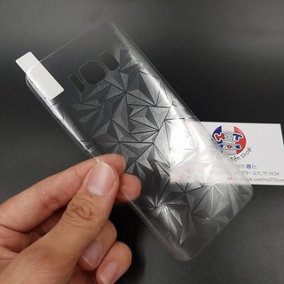 Miếng dán mặt lưng 3D vân kim cương cho S7 Edge / S7