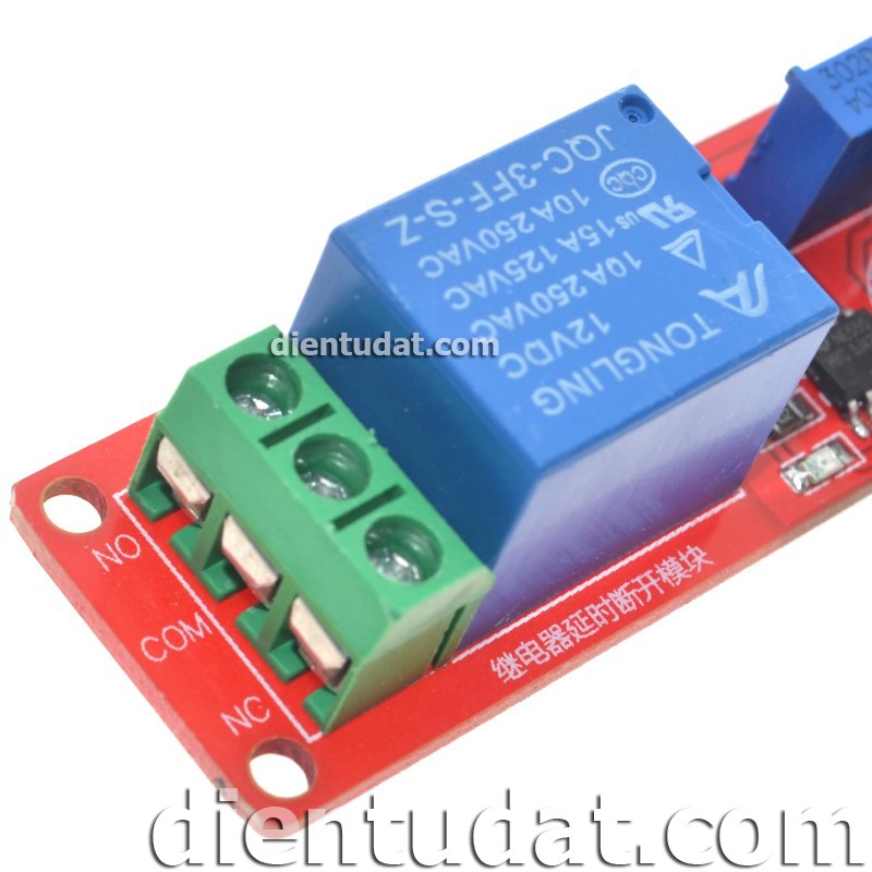 Mạch Tạo Trễ Ngắt Relay 12V 1-10s