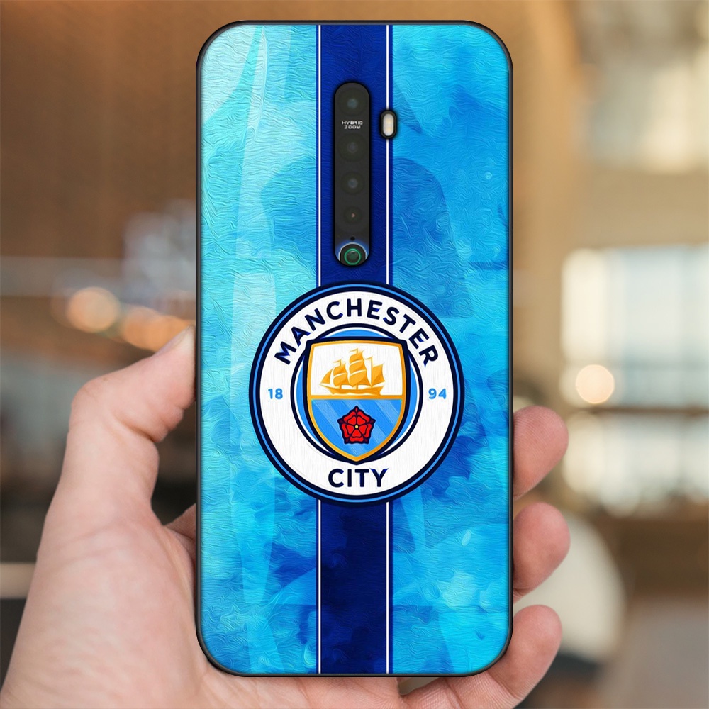Ốp lưng Oppo Reno 2 viền đen in hình Manchester City MC