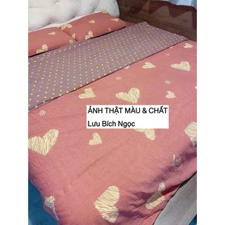 BỘ VỎ GA GỐI TIM SWEET